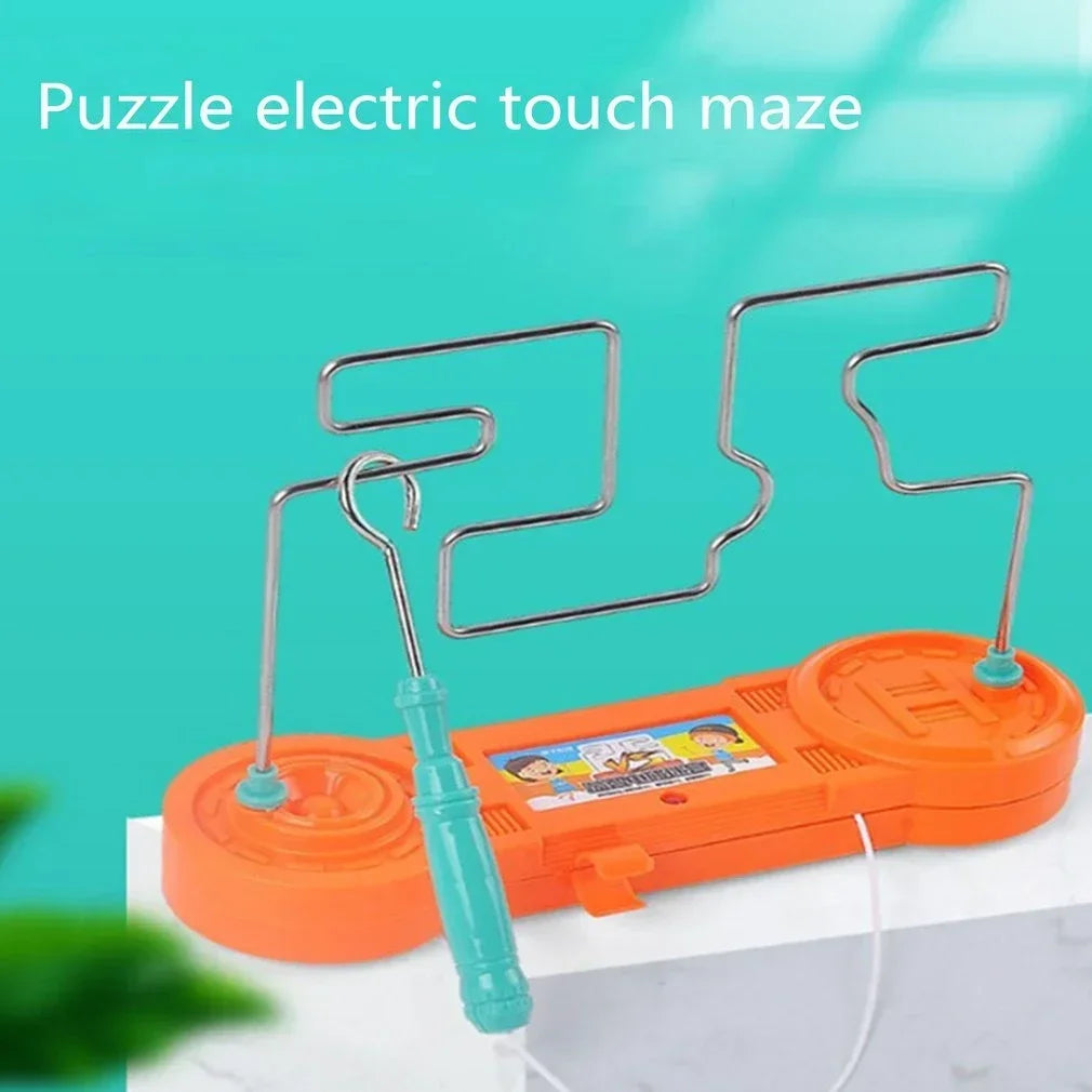 Collision Electric Shock Maze Touch Game Toy Play in Family Party Boy Girl Gift Circuit Science Experiment