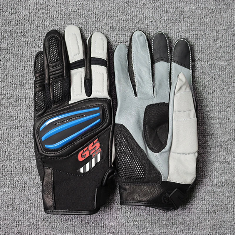 Touch Screen Motorcycle Leather Gloves 