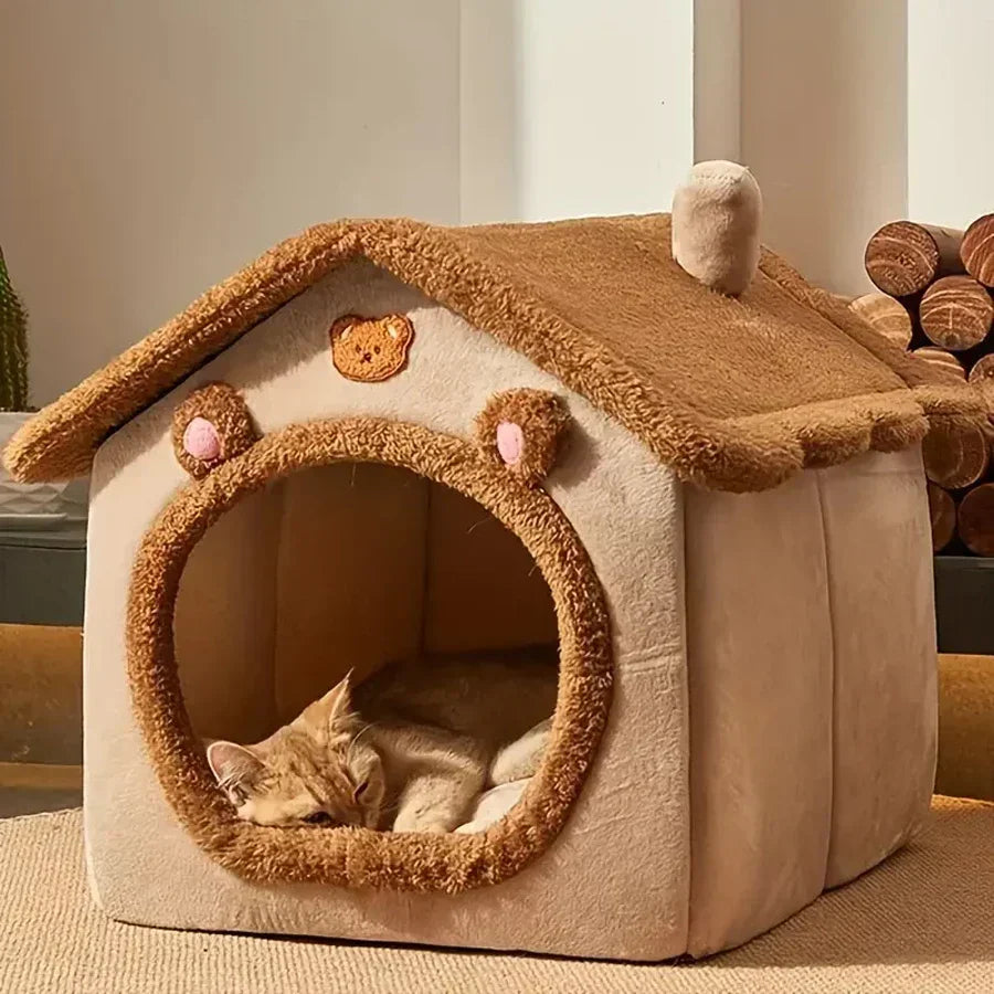 Foldable Pet House Removable Washable