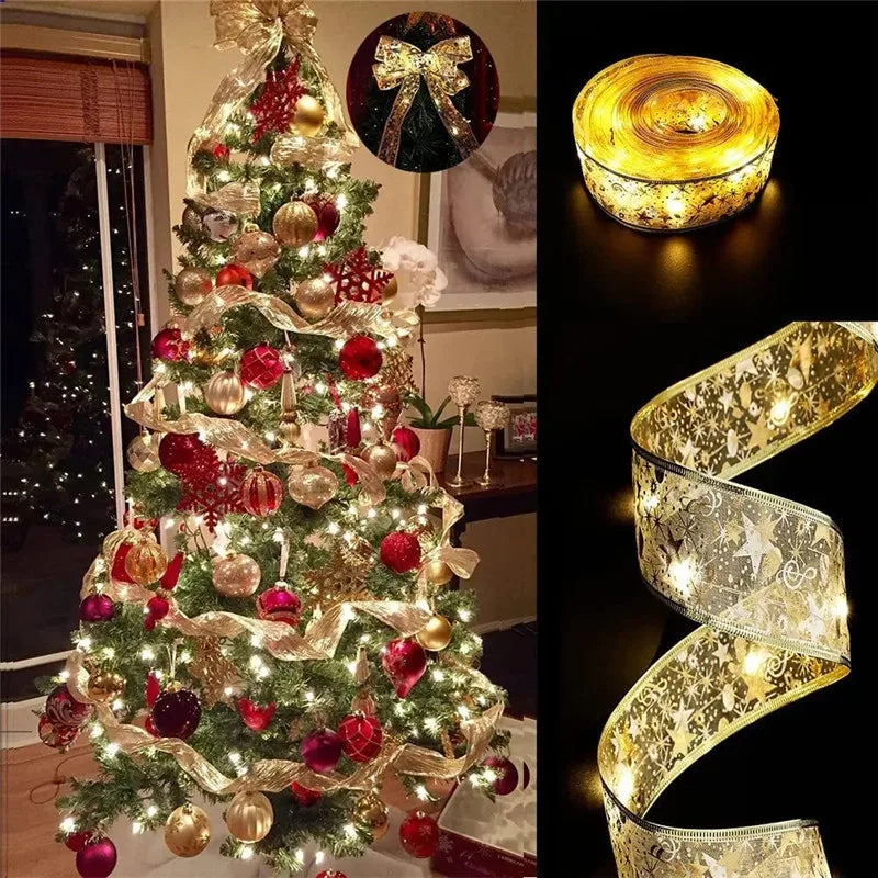 Christmas Decoration LED Ribbon Fairy Lights