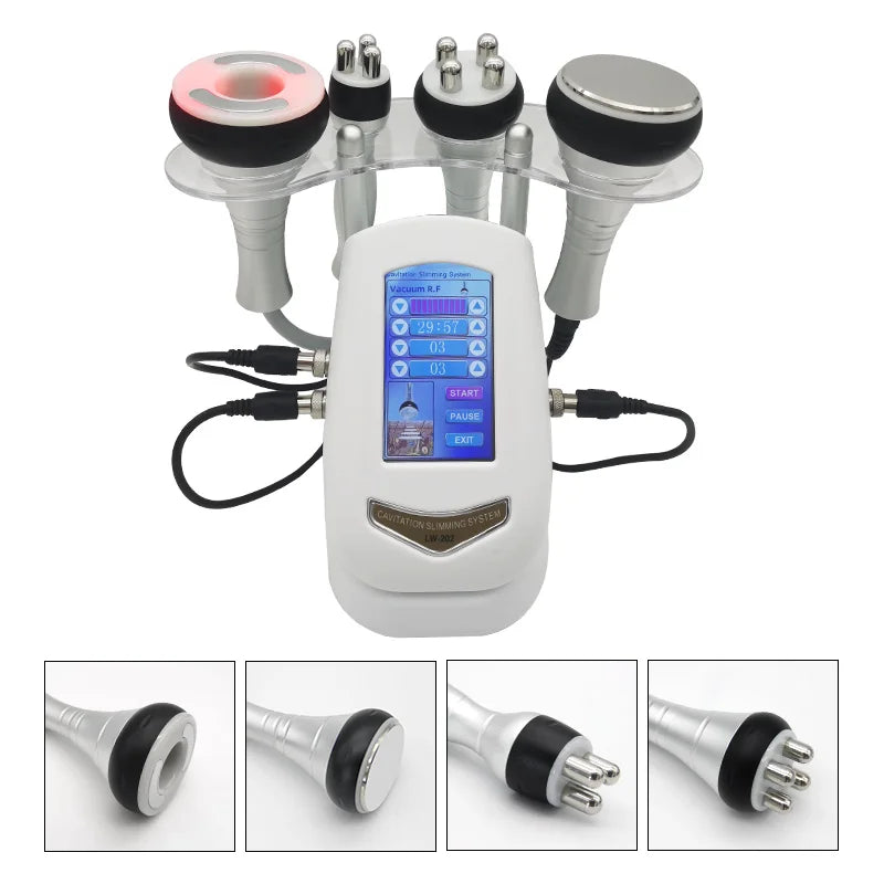 Máquina de adelgazamiento corporal multipolar ultrasónica de radiofrecuencia de cavitación RF Tool 40K