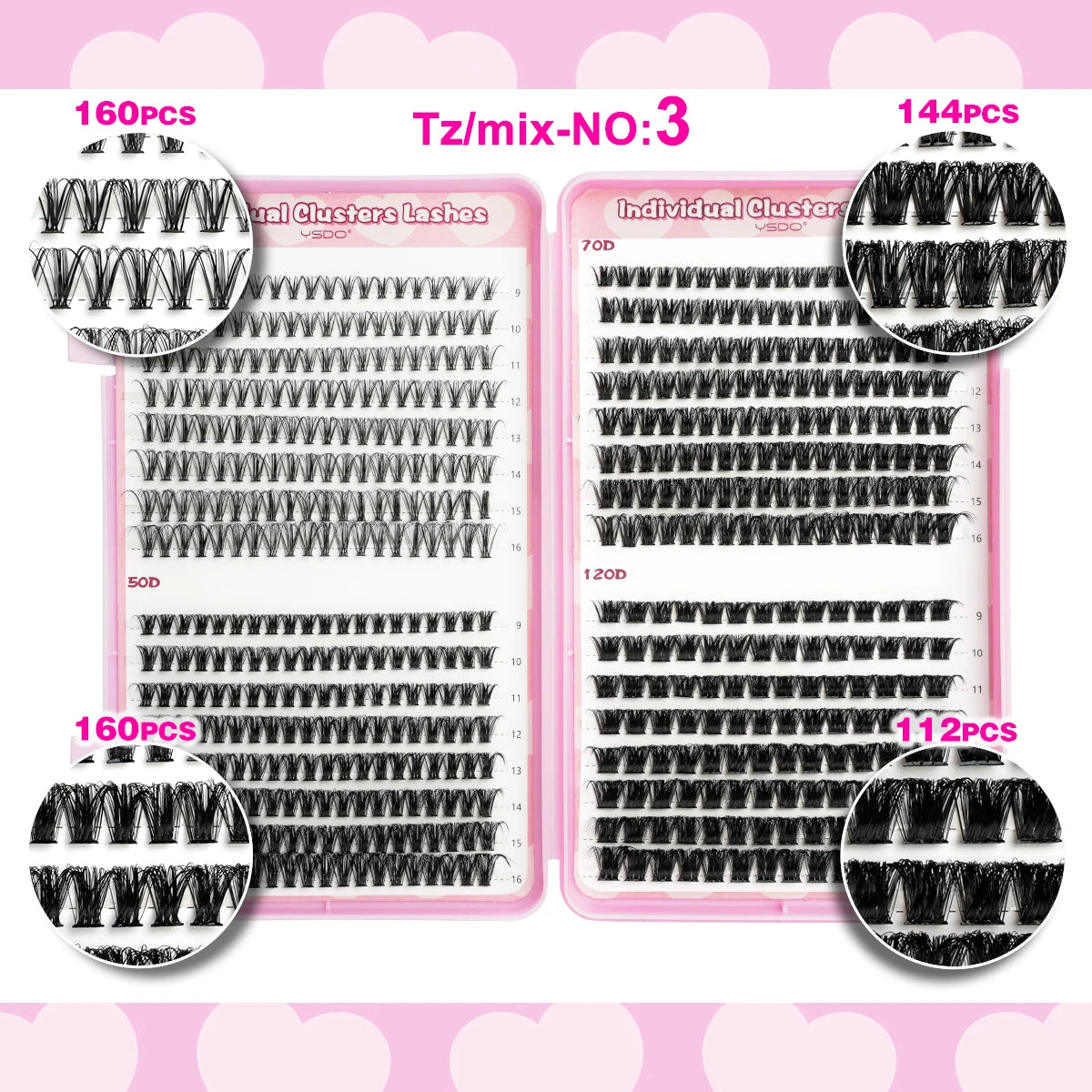 Individual Lashes 40D/60D/80D