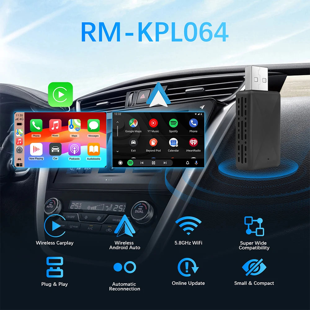 Wireless Carplay Adapter Android Auto