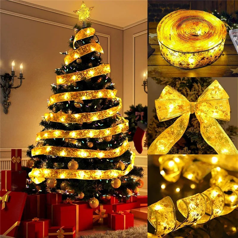 Christmas Decoration LED Ribbon Fairy Lights