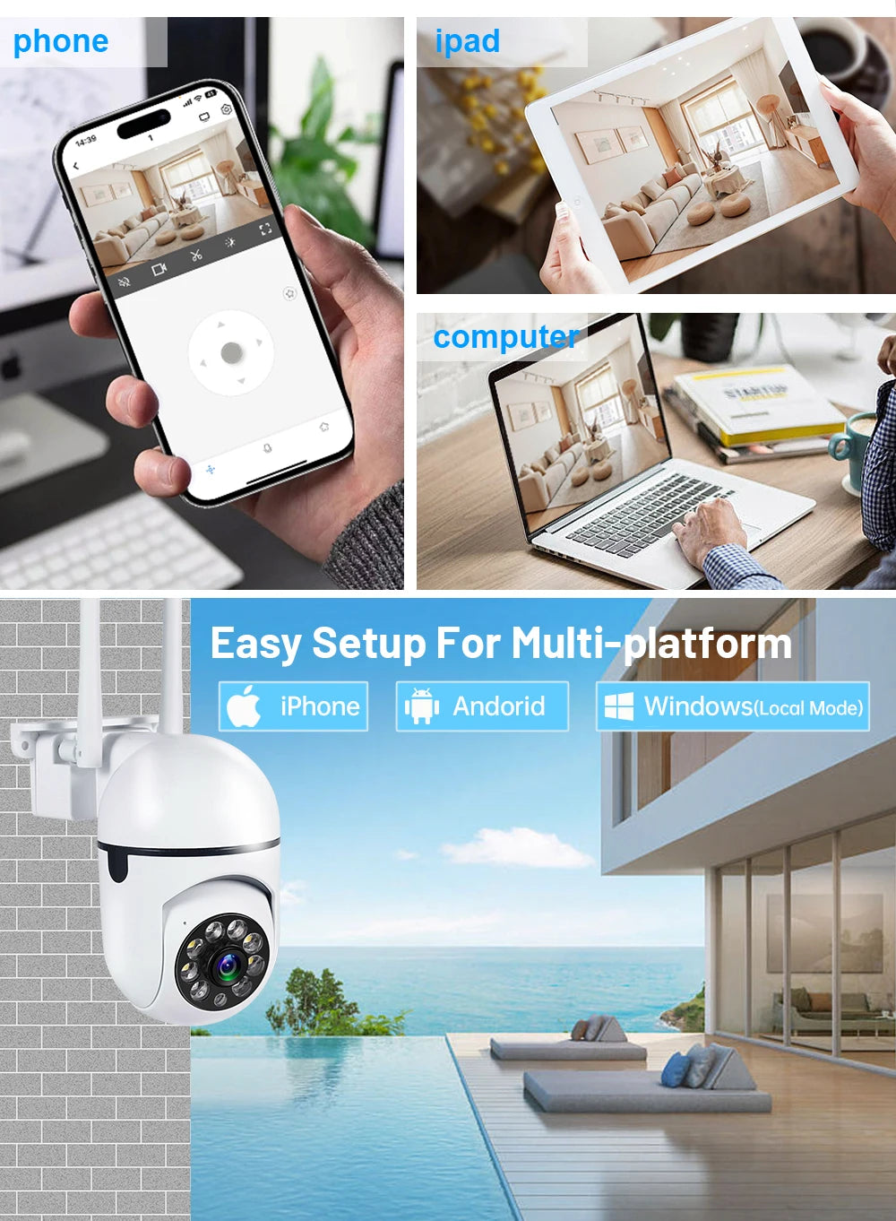 5G 1080P Cameras Wifi Video