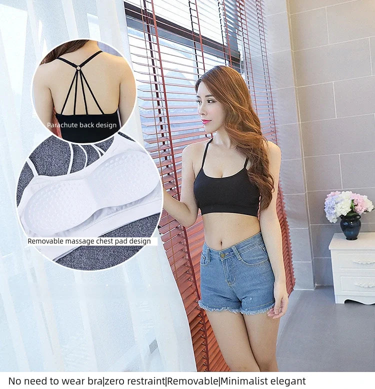 Letter strap back underwear women