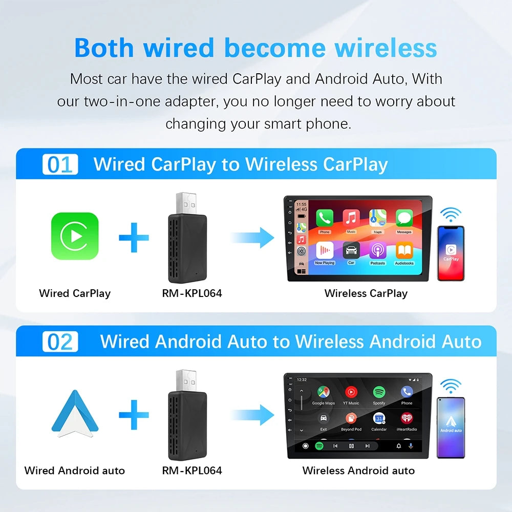 Wireless Carplay Adapter Android Auto