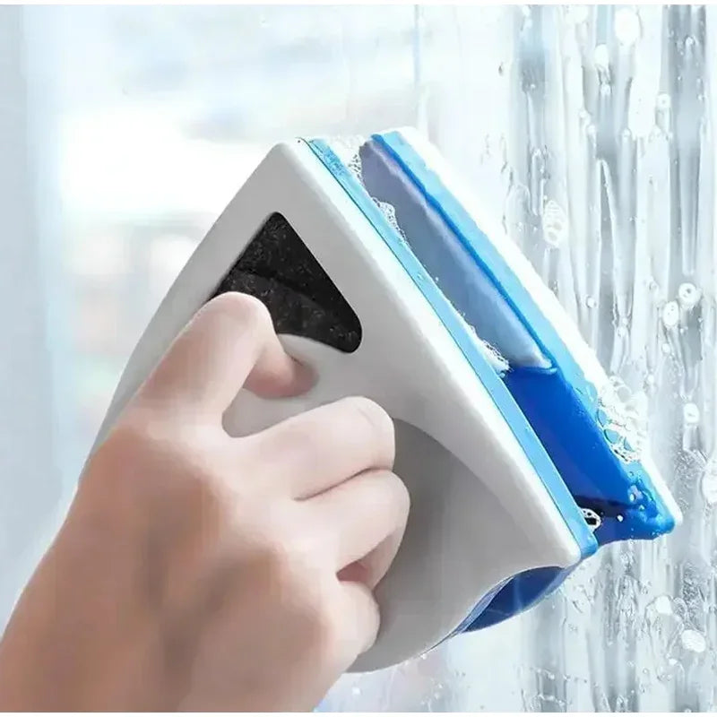 Double-sided Magnetic Glass Cleaning Brush with Strong Magnet