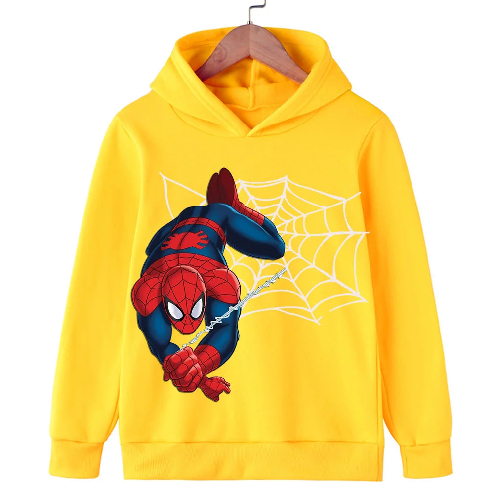 Spiderman hoodie Child coat clothing