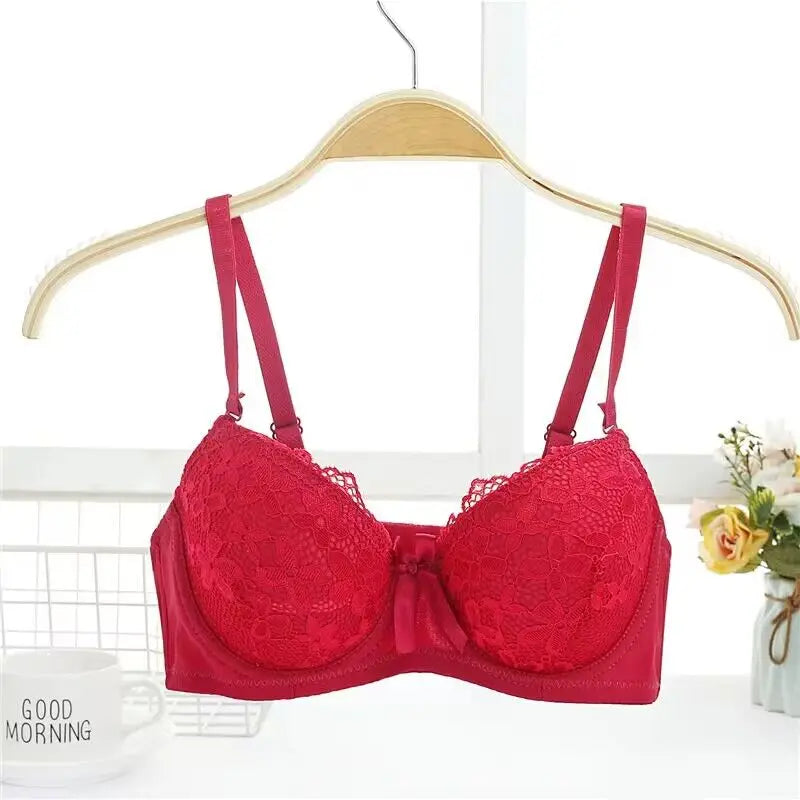 Sexy lace push-up bra with underwire