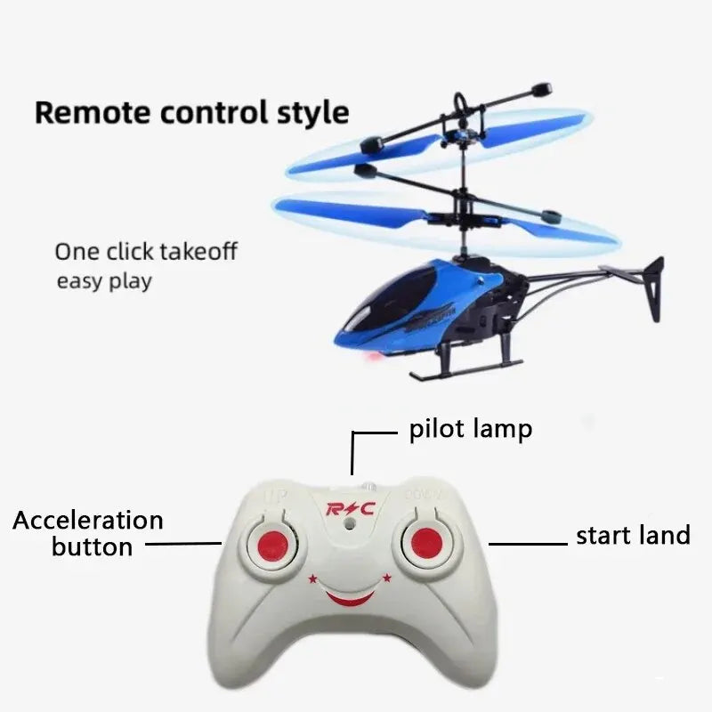 Mini RC Helicopters Drone Children Toys