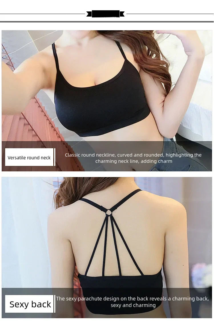 Letter strap back underwear women