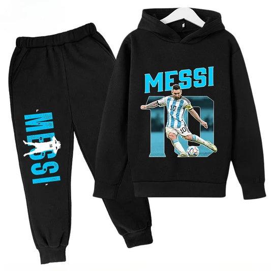 Conjunto infantil estampado com o segundo melhor do universo Messi