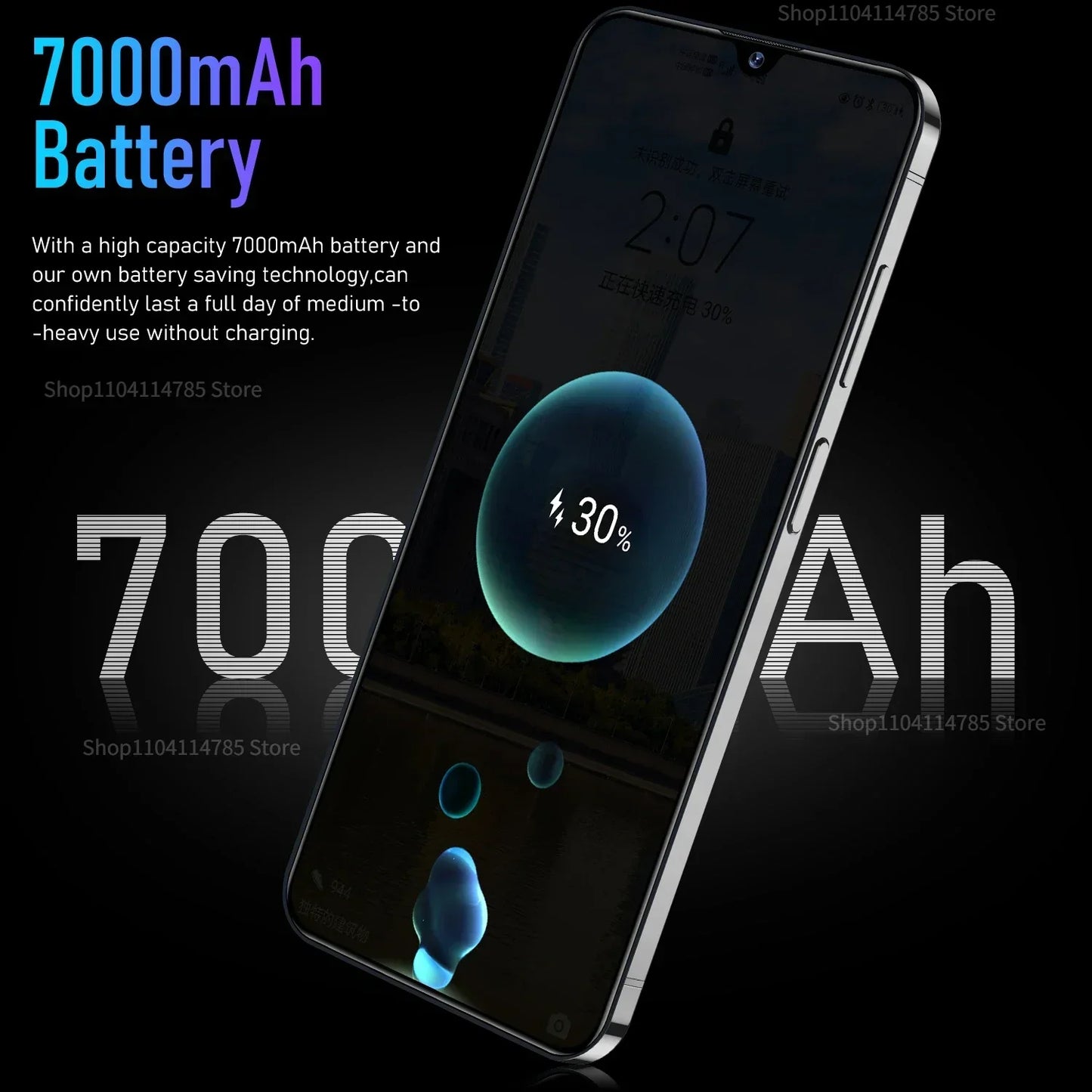 S26 Ultra similar Mobile Phones Android 5G 7.0 inch HD 16+1T 7000mA 48+72MP Dual Sim