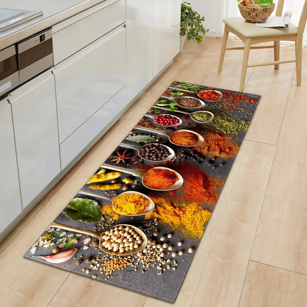 Kitchen Rug Durable Home Entrance Doormat High-end Kitchen Mats for Floor Waterproof House Hold Washable Non-slip Large Carpet