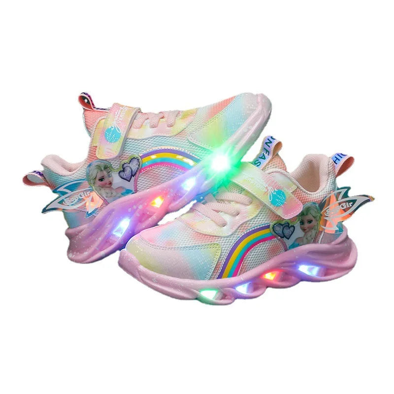 Disney Girls' Casual Shoes Led Lights Size 22-37