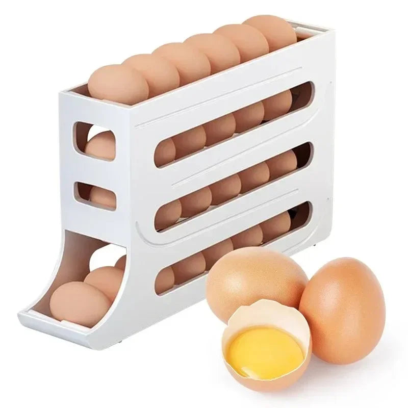 4 Tier Egg Storage Box Organizer