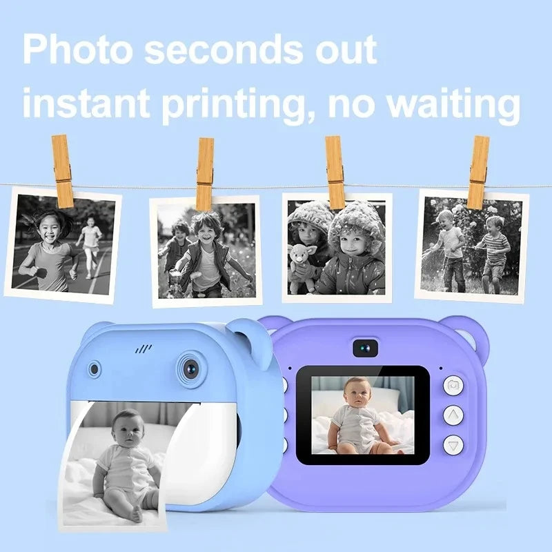 Children Digital Camera Instant Print for Kids Thermal