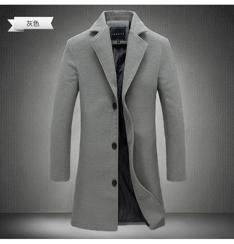 Long cotton coat, Autumn, Winter, 2024 