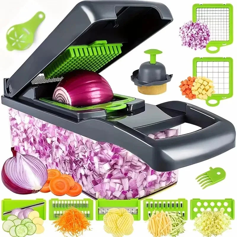 14/16 in 1 Multifunctional Vegetable Chopper Slicer