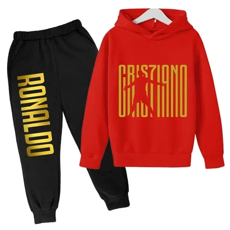 Conjunto infantil do melhor jogador do universo estampado CR7