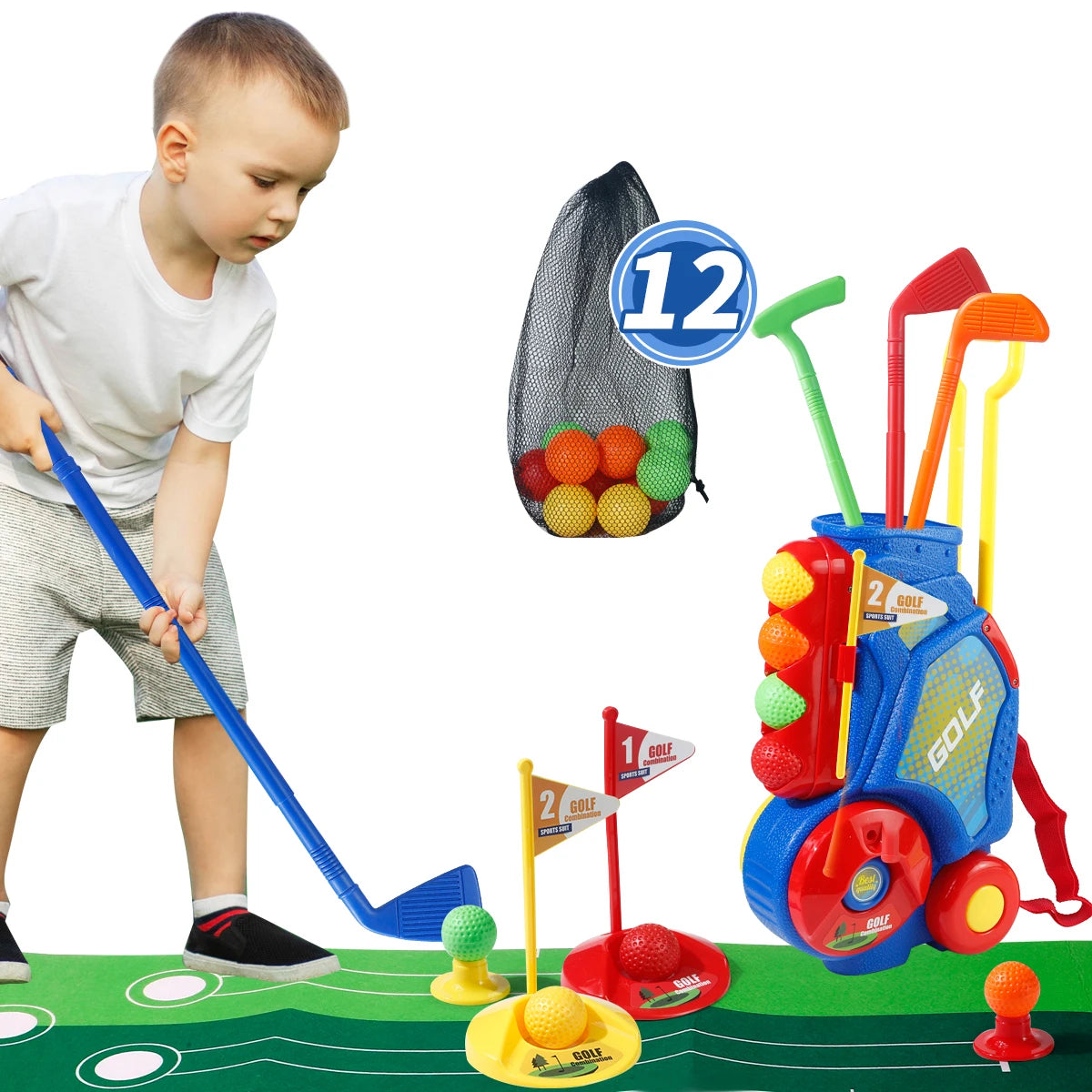 Upgraded Golf Toy Set with Golf Balls