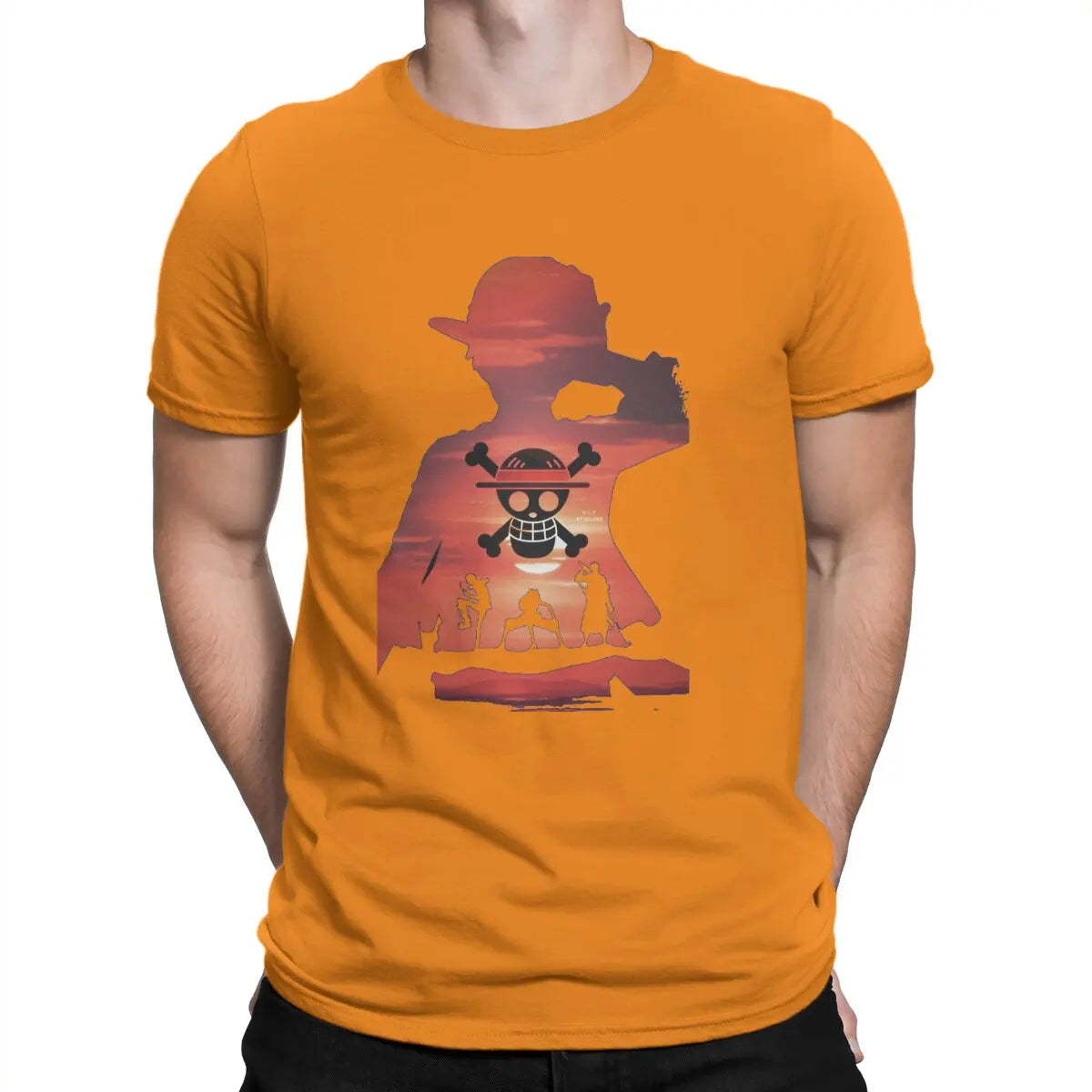 Camisetas para hombre Cool Vintage Pure One Piece Luffy