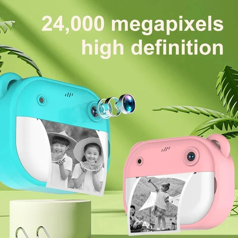 Children Digital Camera Instant Print for Kids Thermal