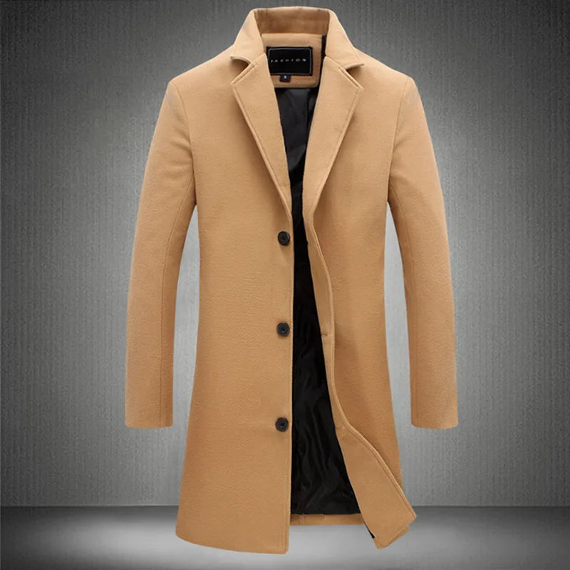 Long cotton coat, Autumn, Winter, 2024 