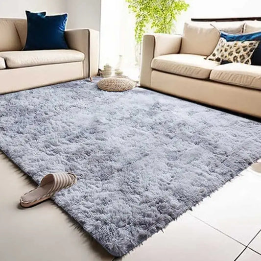 Fluffy Large Carpet Living Room Plush Lounge Rug in The Bedroom Floor Mat Soft Velvet Carpets For Children Kids Decoration ﻿