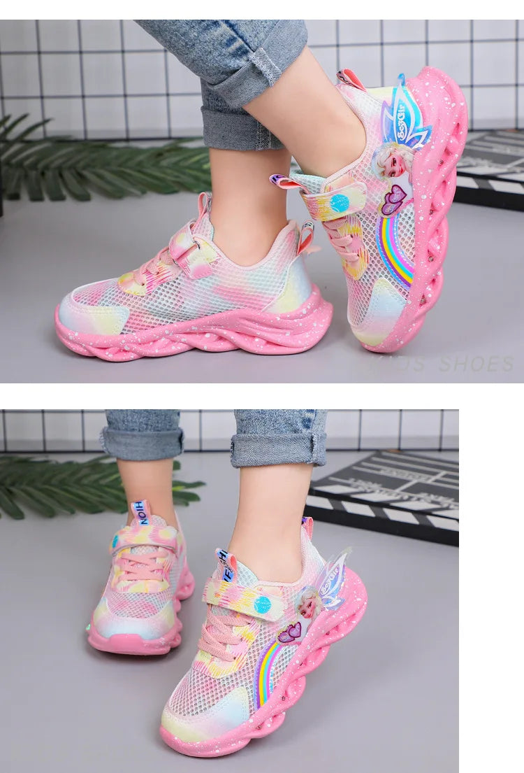 Disney Girls' Casual Shoes Led Lights Size 22-37