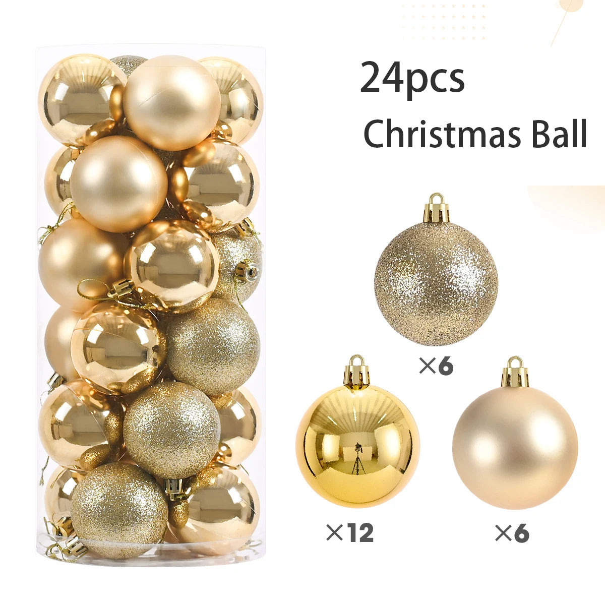 24pcs 3cm Christmas Balls Christmas