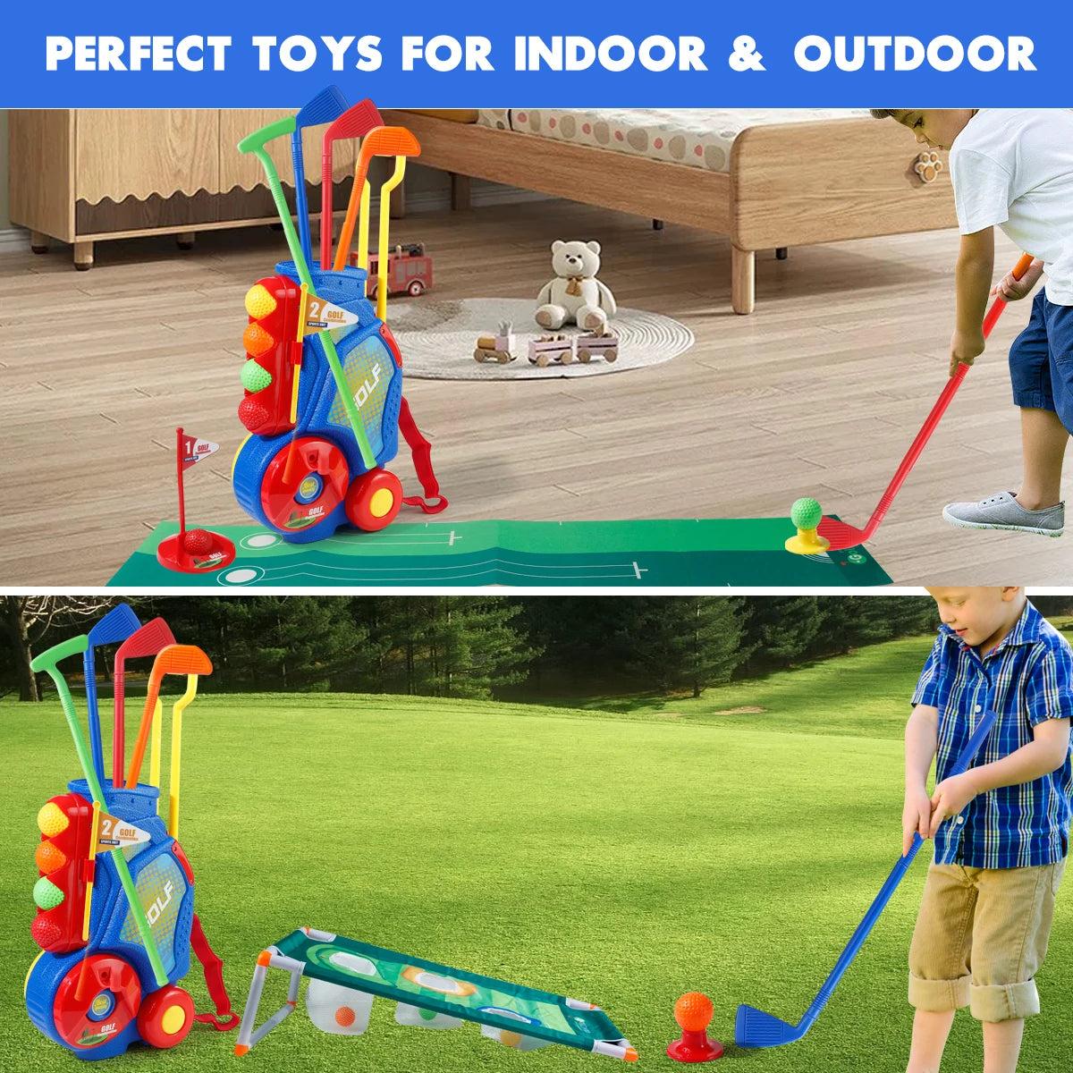 Upgraded Golf Toy Set with Golf Balls