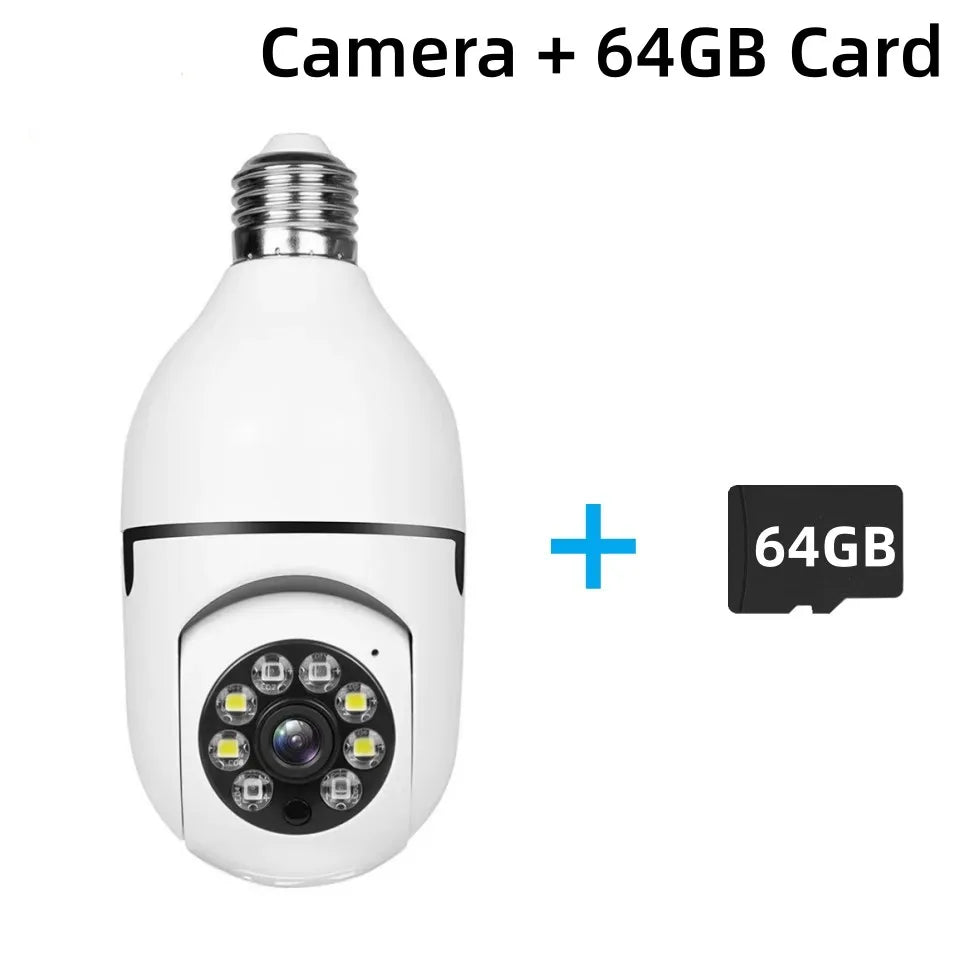 YI Iot E27 Bulb Surveillance 5G Wifi Camera 2MP Night Vision Full Color Automatic