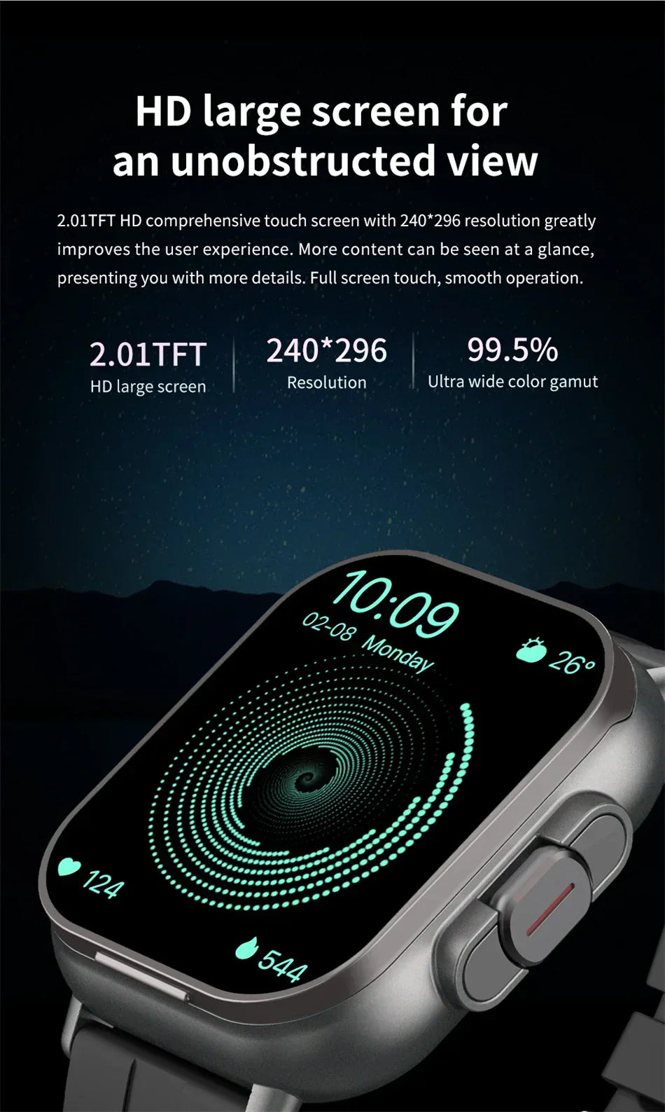 earphone smartwatch bluetooth call men wat