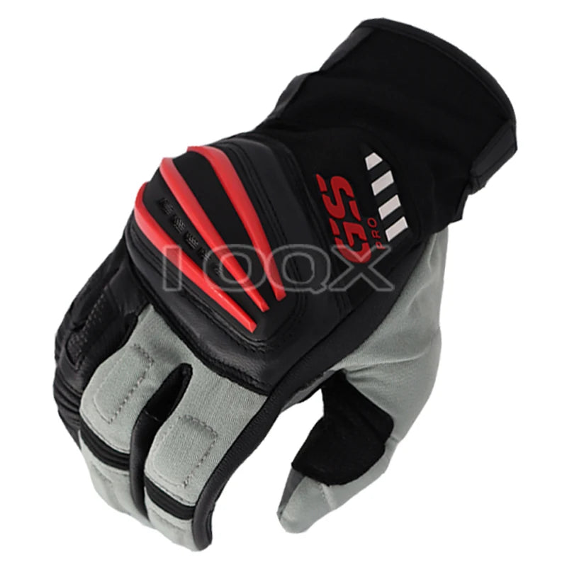 Touch Screen Motorcycle Leather Gloves 