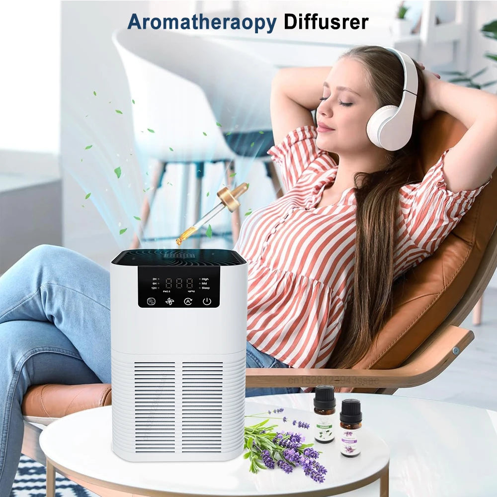 Home Air Purifier with Aromatherapy