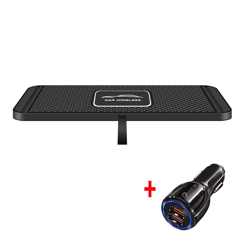 120W Wireless Charger Car Silicone Pad Stand