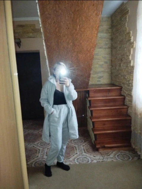 Women's Sweatpants New Autumn/winter Fashion Zipper Design