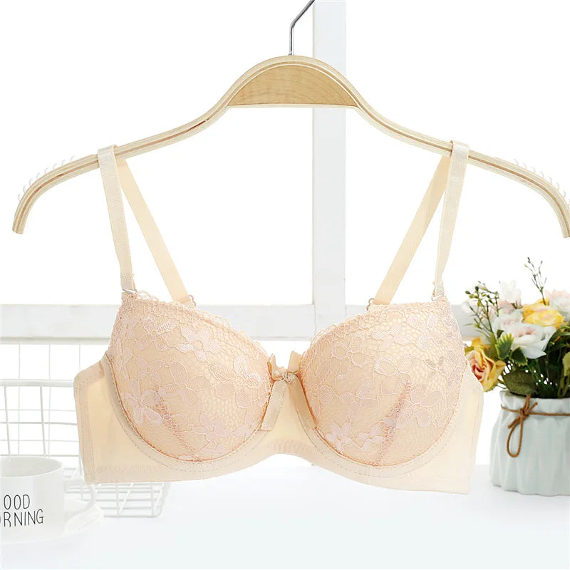 Sexy lace push-up bra with underwire