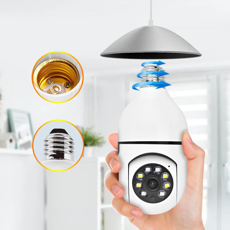 YI Iot E27 Bulb Surveillance 5G Wifi Camera 2MP Night Vision Full Color Automatic