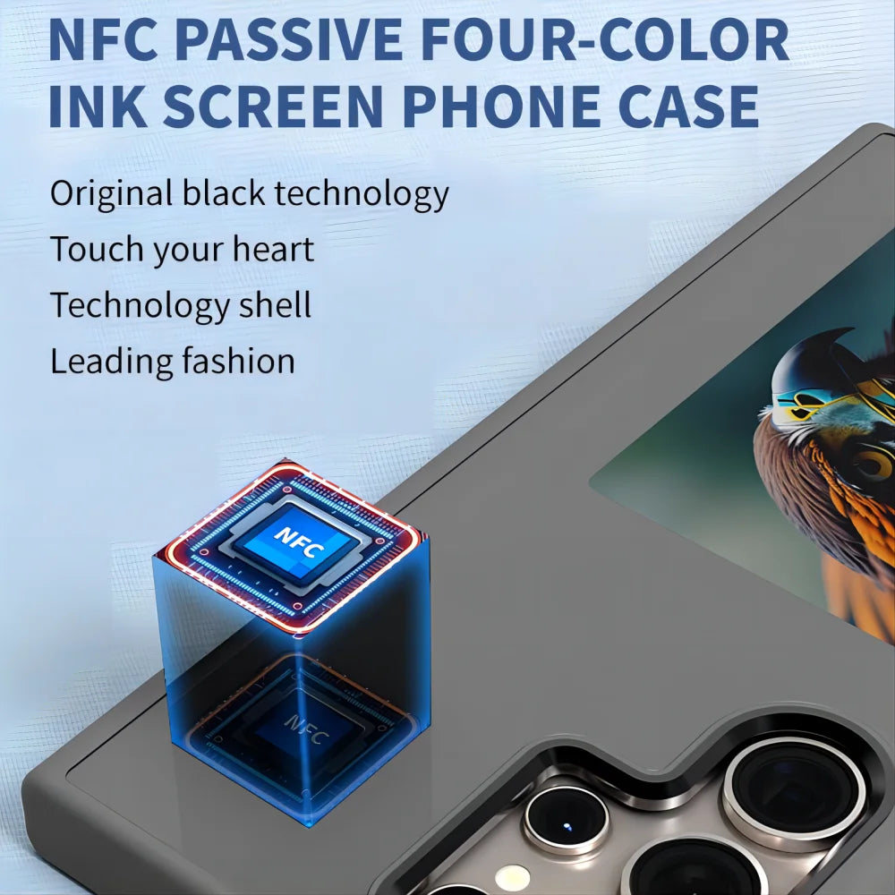 New-tech NFC Function E-ink Phone Case For Samsung S24ultra S23ultra