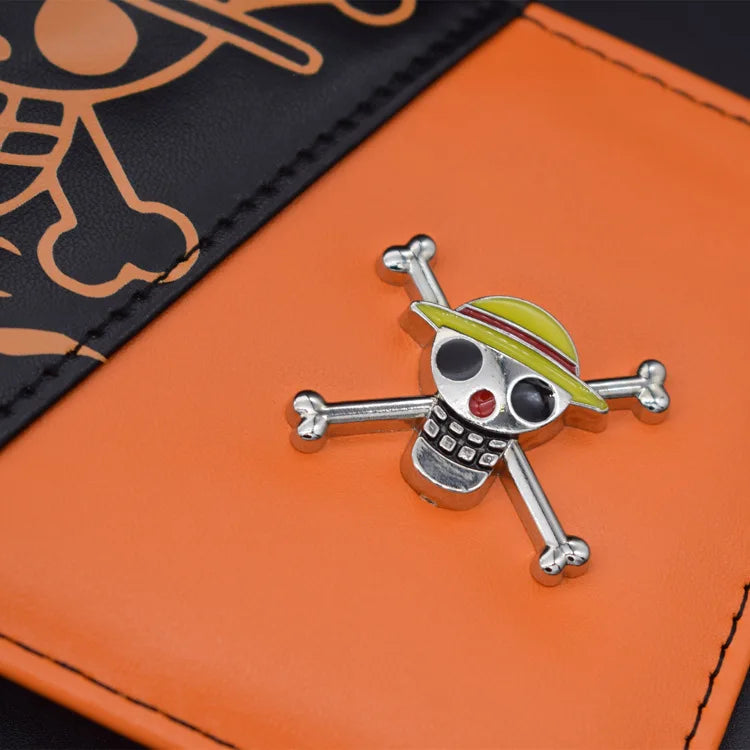 Cartera Plegable Figuras De Anime De Una Pieza Luffy