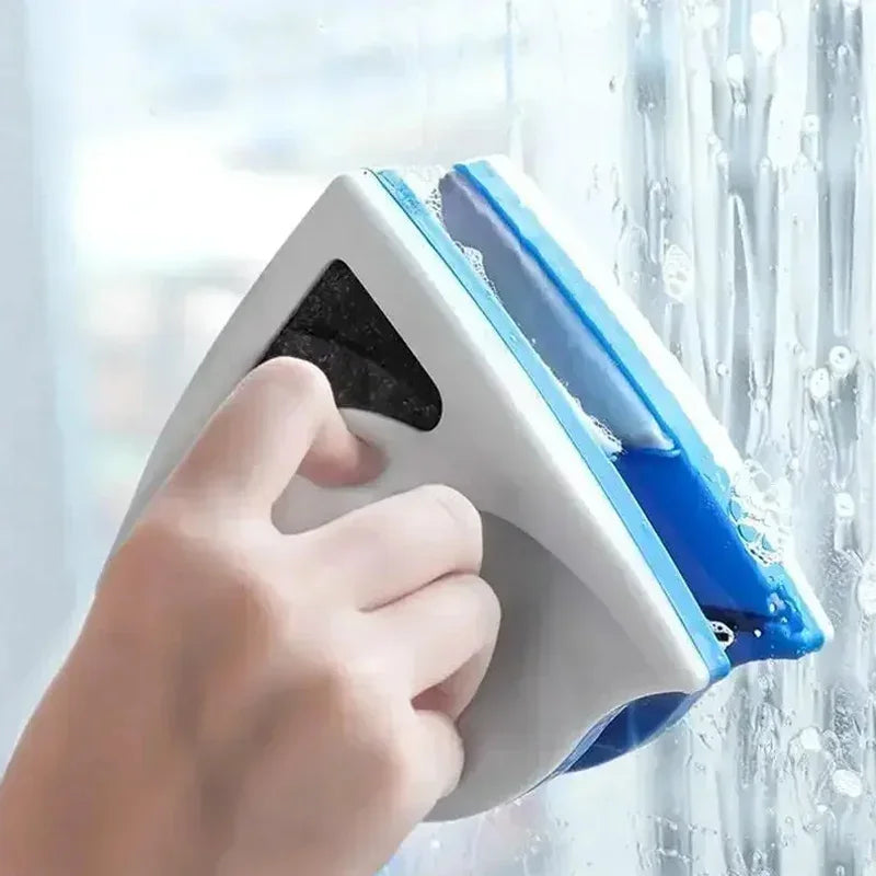 Double-sided Magnetic Glass Cleaning Brush with Strong Magnet