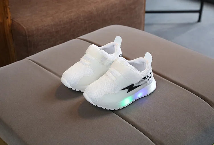 Shoes kids Baby Girls, boys Toddler Shoes with Light Up Luminous