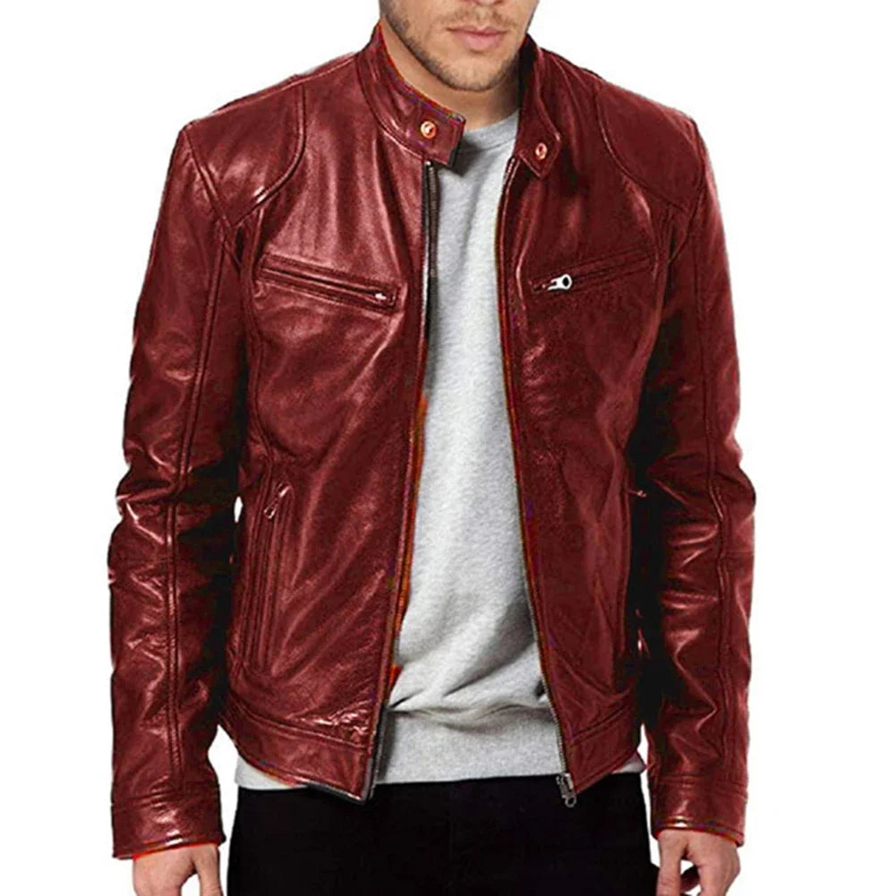 Men's leather jacket