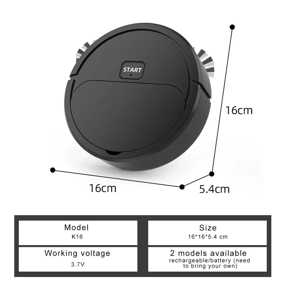 Automatic Portable Mini Home Floor Robotic Vacuum Cleaner