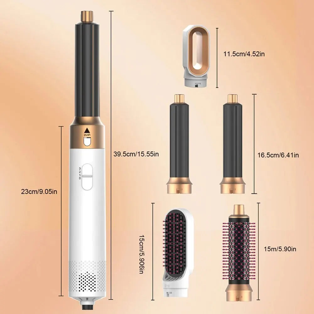 Professional Air Hair Styler 5 In 1 Low 1000W