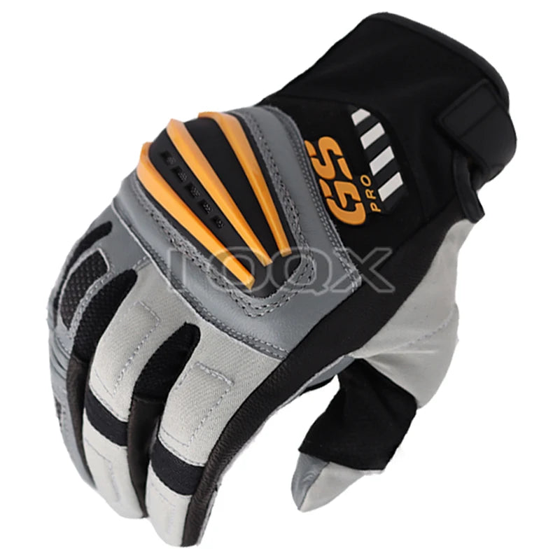 Touch Screen Motorcycle Leather Gloves 