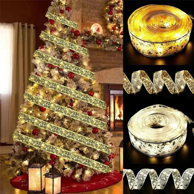 Christmas Decoration LED Ribbon Fairy Lights